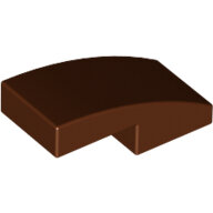 LEGO Reddish Brown Slope, Curved 2 x 1 x 2/3 11477 - 6069984