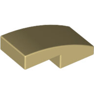 LEGO Tan Slope, Curved 2 x 1 11477 - 6046922