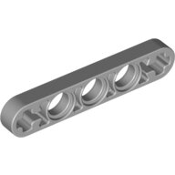 LEGO Light Bluish Gray Technic, Liftarm Thin 1 x 5 - Axle Holes 11478 - 6029206