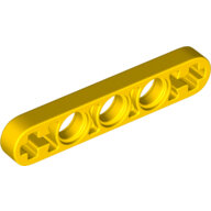 LEGO Yellow Technic, Liftarm Thin 1 x 5 - Axle Holes 11478 - 6371968