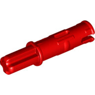 LEGO Red Technic, Axle 1L with Pin 2L with Friction Ridges 11214 - 6209519