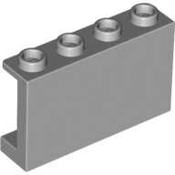 LEGO Light Bluish Gray Panel 1 x 4 x 2 with Side Supports - Hollow Studs 14718 - 6061675