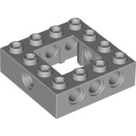 LEGO Light Bluish Gray Technic, Brick 4 x 4 Open Center 32324 - 4211640