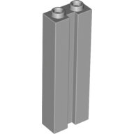 LEGO Light Bluish Gray Brick, Modified 1 x 2 x 5 with Groove 88393 - 4582153