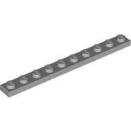 LEGO Light Bluish Gray Plate 1 x 10 4477 - 4251149