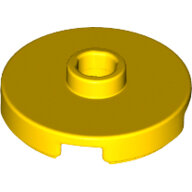 LEGO Yellow Tile, Round 2 x 2 with Open Stud 18674 - 6299764