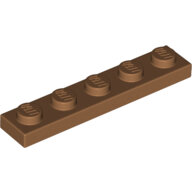 LEGO Medium Nougat Plate 1 x 5 78329 - 6343854