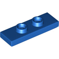 LEGO Blue Plate, Modified 1 x 3 with 2 Studs (Double Jumper) 34103 - 6231513