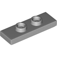 LEGO Light Bluish Gray Plate, Modified 1 x 3 with 2 Studs (Double Jumper) 34103 - 6211969