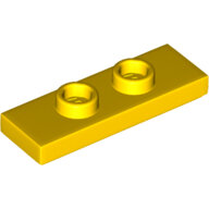 LEGO Yellow Plate, Modified 1 x 3 with 2 Studs (Double Jumper) 34103 - 6228602