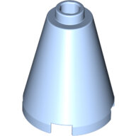 LEGO Bright Light Blue Cone 2 x 2 x 2 - Open Stud 3942c - 6383139