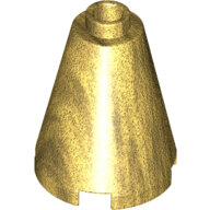 LEGO Pearl Gold Cone 2 x 2 x 2 - Open Stud 3942c - 6092672