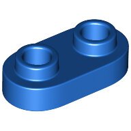 LEGO Blue Plate, Round 1 x 2 with Open Studs 35480 - 6315482