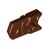 LEGO Reddish Brown Projectile Launcher Part, Trigger for Gun, Mini Blaster / Shooter 15392 - 6114374