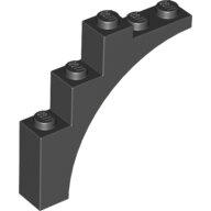 LEGO Black Arch 1 x 5 x 4 - Continuous Bow 2339 - 6075062