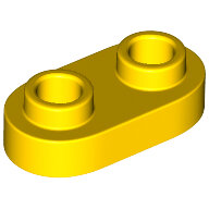 LEGO Yellow Plate, Round 1 x 2 with Open Studs 35480 - 6248971