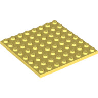 LEGO Bright Light Yellow Plate 8 x 8 41539 - 6223623
