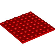 LEGO Red Plate 8 x 8 41539 - 6396802