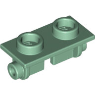 LEGO Sand Green Hinge Brick 1 x 2 Top Plate 3938 - 6223168