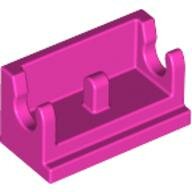LEGO Dark Pink Hinge Brick 1 x 2 Base 3937 - 4217281