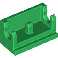 LEGO Green Hinge Brick 1 x 2 Base 3937 - 4217438