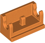 LEGO Orange Hinge Brick 1 x 2 Base 3937 - 4184010