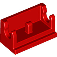 LEGO Red Hinge Brick 1 x 2 Base 3937 - 393721