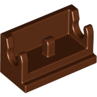 LEGO Reddish Brown Hinge Brick 1 x 2 Base 3937 - 6186045