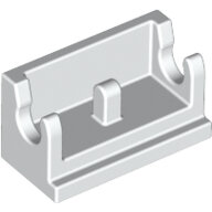 LEGO White Hinge Brick 1 x 2 Base 3937 - 393701