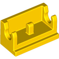 LEGO Yellow Hinge Brick 1 x 2 Base 3937 - 393724