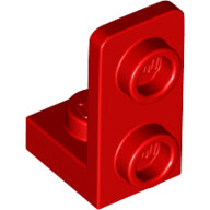 LEGO Red Bracket 1 x 1 - 1 x 2 Inverted 73825 - 6345637