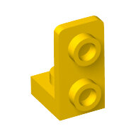 LEGO Yellow Bracket 1 x 1 - 1 x 2 Inverted 73825 - 6330893