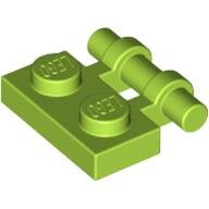 LEGO Lime Plate, Modified 1 x 2 with Bar Handle on Side - Free Ends 2540 - 4213107
