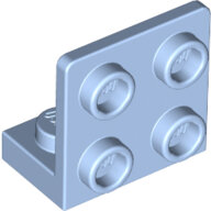 LEGO Bright Light Blue Bracket 1 x 2 - 2 x 2 Inverted 99207 - 6372222