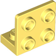 LEGO Bright Light Yellow Bracket 1 x 2 - 2 x 2 Inverted 99207 - 6296485