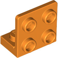 LEGO Orange Bracket 1 x 2 - 2 x 2 Inverted 99207 - 6061676