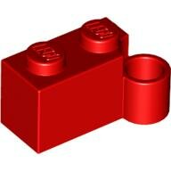 LEGO Red Hinge Brick 1 x 4 Swivel Base 3831 - 383121