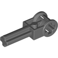 LEGO Dark Bluish Gray Technic, Axle 2L with Reverser Handle Axle Connector 6553 - 4210665