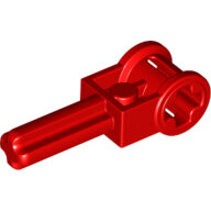 LEGO Red Technic, Axle 2L with Reverser Handle Axle Connector 6553 - 6194075