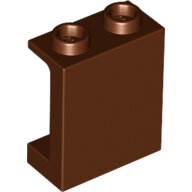 LEGO Reddish Brown Panel 1 x 2 x 2 with Side Supports - Hollow Studs 87552 - 4618541
