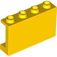 LEGO Yellow Panel 1 x 4 x 2 with Side Supports - Hollow Studs 14718 - 6299765