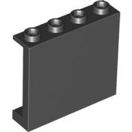 LEGO Black Panel 1 x 4 x 3 with Side Supports - Hollow Studs 60581 - 4558209