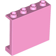 LEGO Bright Pink Panel 1 x 4 x 3 with Side Supports - Hollow Studs 60581 - 6382111