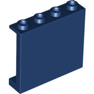 LEGO Dark Blue Panel 1 x 4 x 3 with Side Supports - Hollow Studs 60581 - 6025377