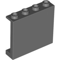 LEGO Dark Bluish Gray Panel 1 x 4 x 3 with Side Supports - Hollow Studs 60581 - 6008715