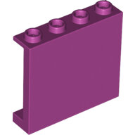LEGO Magenta Panel 1 x 4 x 3 with Side Supports - Hollow Studs 60581 - 6109866
