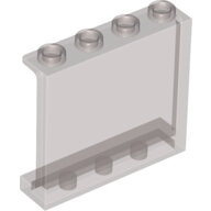 LEGO Trans-Brown Panel 1 x 4 x 3 with Side Supports - Hollow Studs 60581 - 6245264