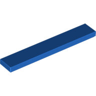 LEGO Blue Tile 1 x 6 6636 - 4118785