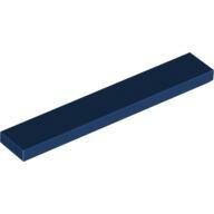 LEGO Dark Blue Tile 1 x 6 6636 - 4252437