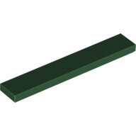 LEGO Dark Green Tile 1 x 6 6636 - 6216880